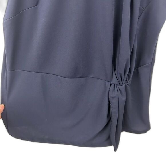 Banana Republic Navy Blue Front Twist Sleeveless Blouse NWT Size Small - Picture 8 of 12